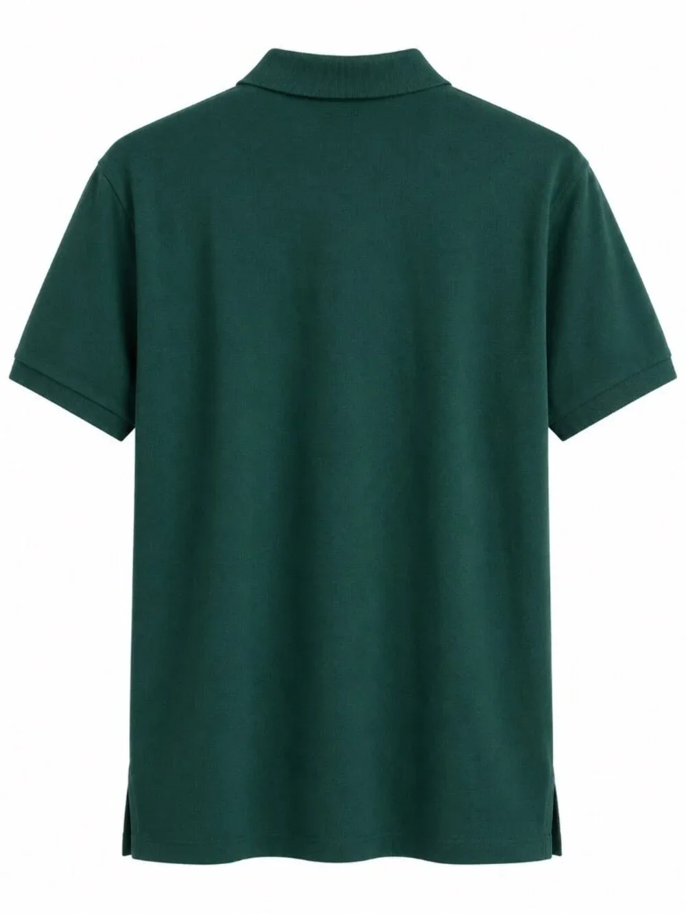 Polo Ralph Lauren Mens Green Cotton Polo Shirt Purple Logo Size L